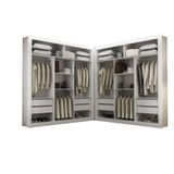 Closet Berlim Premium 8 Gavetas Convencional Rufato Branco