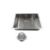 Pia Cuba 500x400 Mm De Inox Cozinha Louça Com Escorredor