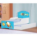 Mini Cama Infantil Com Auxiliar Pop Foguete