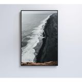 Quadro Litoral 80x120 Cm Vidro Impresso