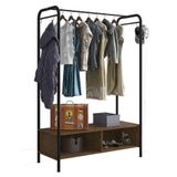 Guarda Roupa Casal Closet Milão Preto/demolição