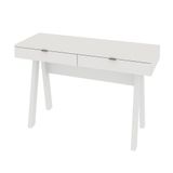 Mesa Escrivaninha Para Escritório Home Office Mdp Branco