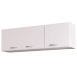 Armário Aéreo 3 Portas 120cm Branco - Poquema