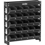 Estante Gaveteiro Metálica 66x61x15,5cm Com 25 Peças Gavetas