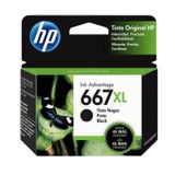 Cartucho Original Hp 667 Xl Preto 8,5ml