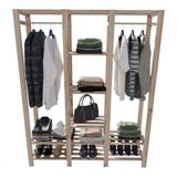 Estante Vertical Guarda Roupa Calçados Moderno Cabideiro