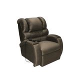 Poltrona Do Papai Imperial Reclinável Veludo Marrom