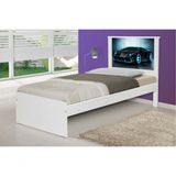 Cama Solteiro Carro Sport Raio Azul