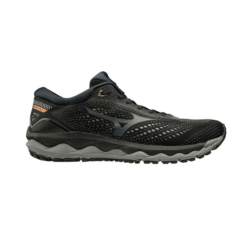Tenis Mizuno Wave  Sky 3 Preto/bege 037