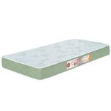 Colchão Solteiro Sleep Max Espuma D33 78x188x15cm Branco/verde - Castor