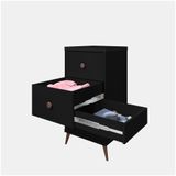 Criado Retro Com Gaveta Secreta Mdf Potente