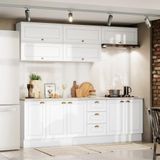 Cozinha Compacta 08 Peças Americana Henn Branco