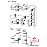 Cozinha Completa Veneza Gw Fg3713 Com Armário E Balcão Branca