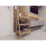 Organizador De Calçados Triplo Prateleira Dobravel