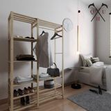 Arara Decorativas Industrial 8 Prateleira Multiuso