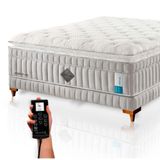 Colchão De Látex Híbrido Qgel Com Cobre Box Solteiro 88x188cm