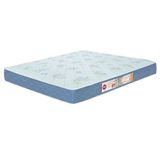 Colchão Casal Queen Max Espuma D45 158x198x18cm Branco/azul - Castor