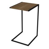 Mesa De Apoio Lateral Steel Quadra 27820 Vermont/preto