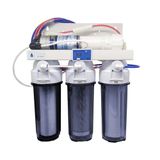 Filtro Osmose Reversa 100gpd Deionizador +bomba +tds Inline Todo Transparente