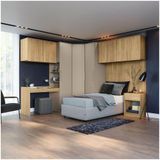 Quarto Modular Versa Conect Itapuã 9 Peças