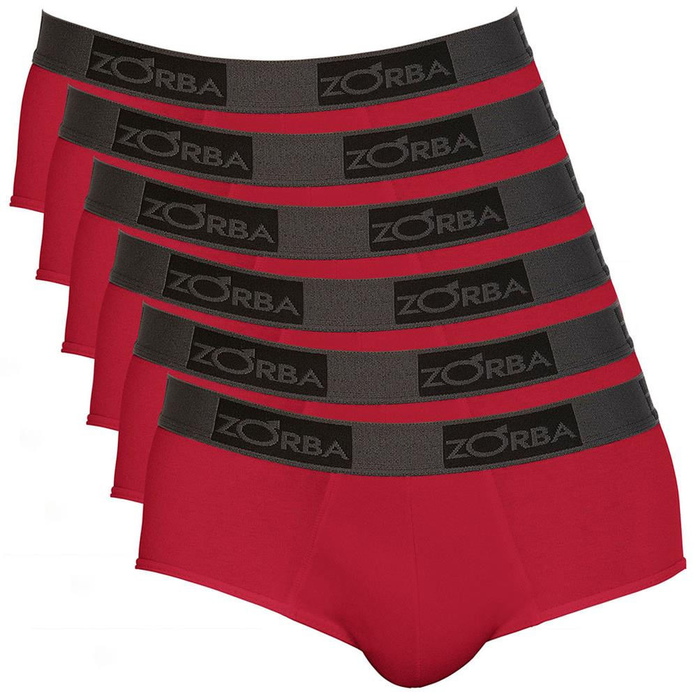 Conjunto Cuecas Slip Comfort 674 Zorba 6 Peças