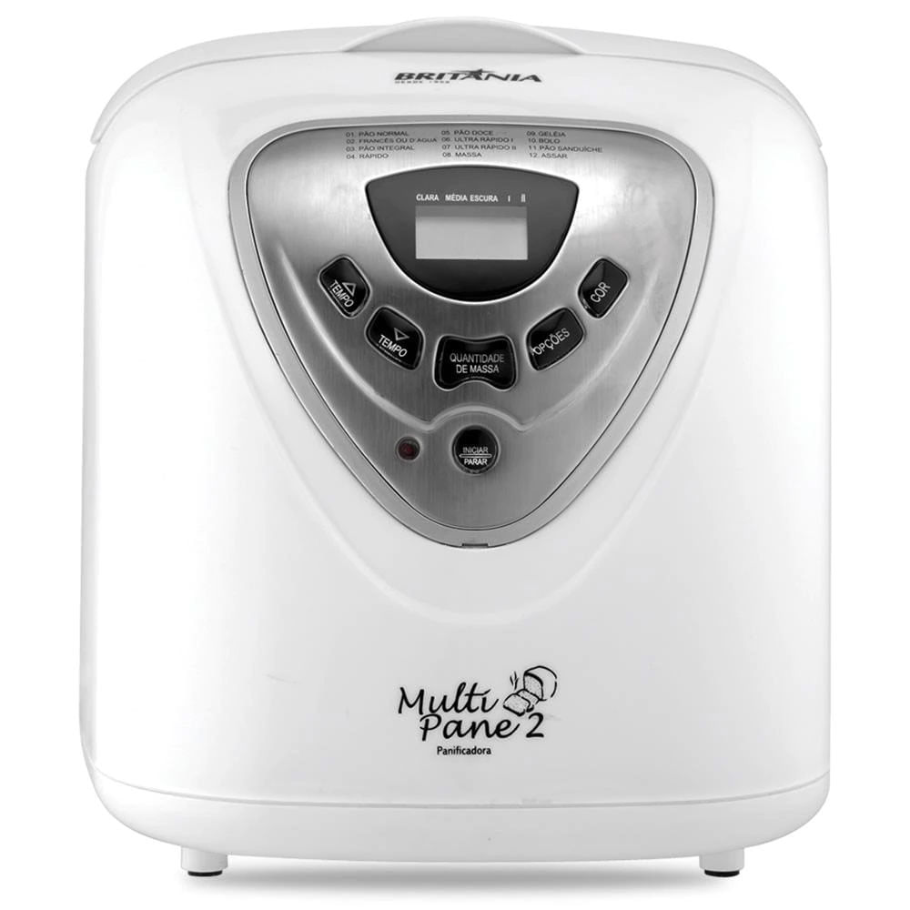 Panificadora Multi Pane Com Timer E 12 Programas De Preparo Britânia