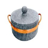 Panela Caçarola De Pedra Sabão Com Alça De Cobre 3,0 Litros