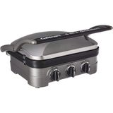 Cuisinart Churrasqueira Elétrica, 5 em 1, p/ 4 pessoas, 1500 W, 110v, prata.