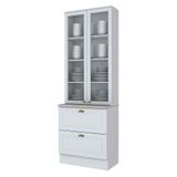 Cristaleira Henn 2 Portas Sd C357-05 Branco