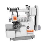 Máquina de Costura Overlock Industrial, 2 Agulhas, 4 Fios, 747K514M224/LFC3, Biv. Chav. - Siruba