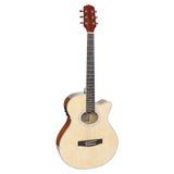 Violão Eletroacústico Aço Mini Jumbo Cutaway Gsf-1d Ceq Ng N