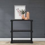 Estante Modular 3 Prateleiras Cube Eco Grifit Preto