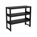 Estante com 3 Prateleiras Quadra Grifit Preto