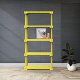 Estante 5 Prateleiras Cube Grifit Amarelo