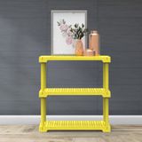 Estante 3 Prateleiras Cube Grifit Amarela