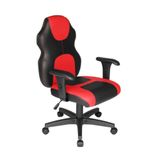 Cadeira Gamer Base Com Braço Gamer Racing Vermelho