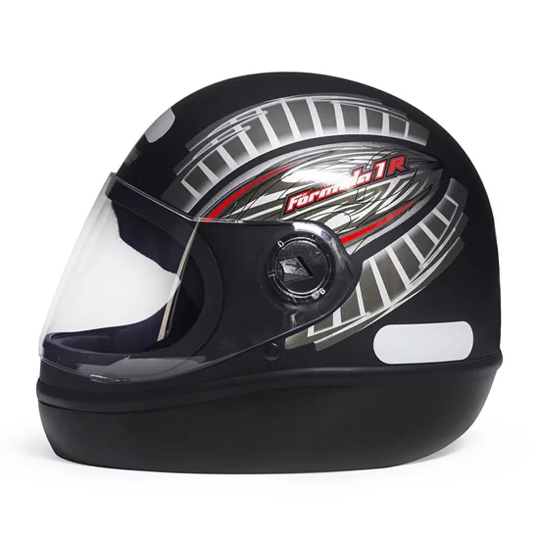 Capacete Moto San Marino Fórmula 1 Grafic Original Fechado - 58 - Preto Fosco