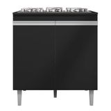 Balcão Para Cooktop Cozinha 4/5 Bocas Com Tampo 2 Portas
