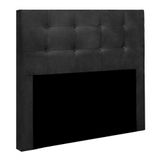 Cabeceira Casal Cama Box 140x129 Cm Suede Preto Sbl Preto