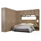 Quarto De Casal Modulado 77010 Nogal Touch Demobile