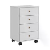 Gaveteiro Office Presence Com Rodizios 29110 Branco Demobile