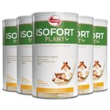 Kit 5 Isofort Plant Vitafor 450g Banana Com Canela