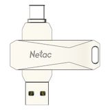 Pen Drive 128gb U782c Dual Usb Tipoc Netac  Produto Excelente Usado