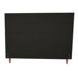 Cabeceira Estofada Helena Para Cama Box Casal 138 Cm Preto