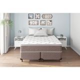 Cama Box Queen Size Berlim Com Molas Ensacadas 72x158x198cm