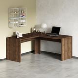 Escrivaninha/mesa Escritório De Canto Cr25024 Nogal