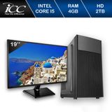 Computador Desktop ICC IV2543SM19 Intel Core I5 3.20 ghz 4gb HD 2TB HDMI FULL HD Monitor LED 19,5