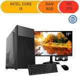 Computador Corporate Asus 4° Gen I5 8gb Hd 3 Tb Monitor 19 kit