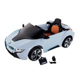 Carro Infantil Esporte BMW I8 12V Com Controle Remoto Azul