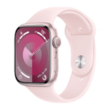 Apple Watch Series 9 Caixa Rosa De Alumínio 45mm Pulseira Esportiva Rosa-clara M/g